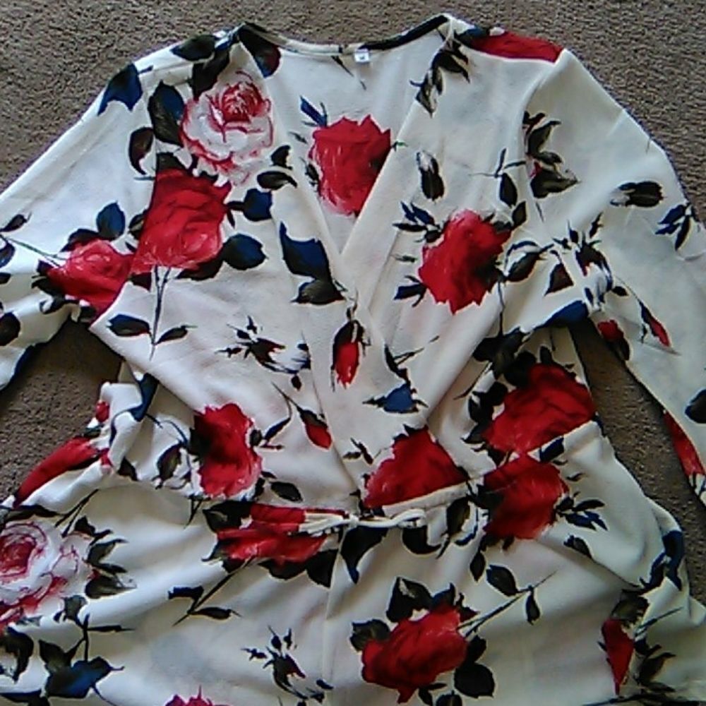 Romper With Roses - Picture 2 of 8